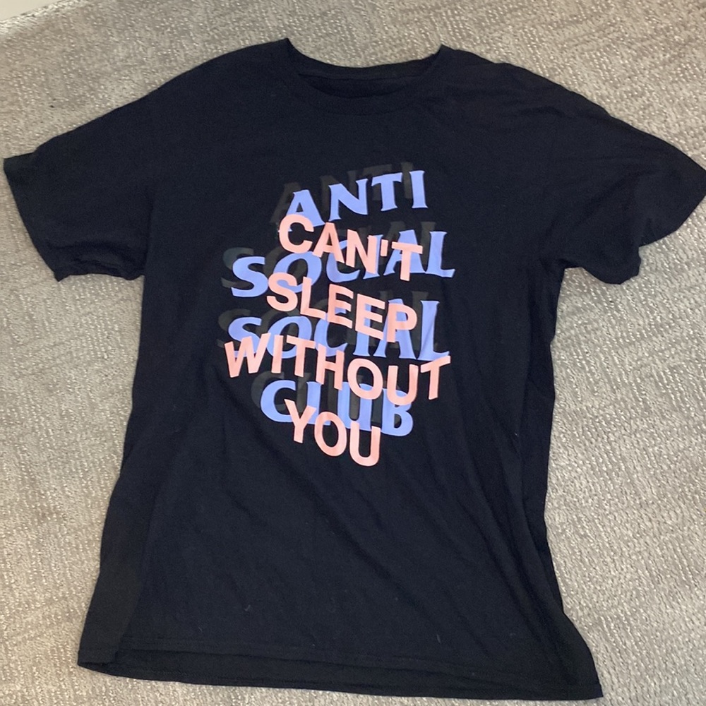 Anti Social Social Club Can’t Sleep Without You T-Shirt